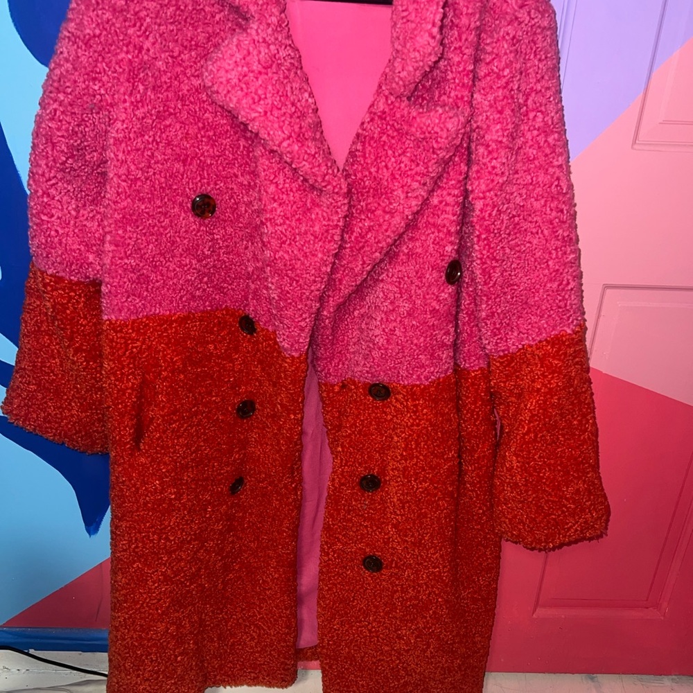 Colorblock coat - Picture 3 of 3